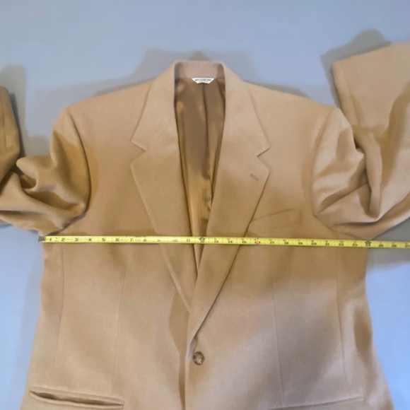 Men’s Camel Hair Sport Coat ?46R Camel Tan Heritage Style Luxury Blazer Classic - Picture 8 of 10